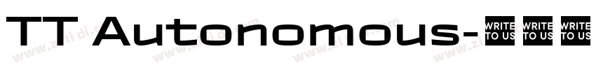 TT Autonomous字体转换